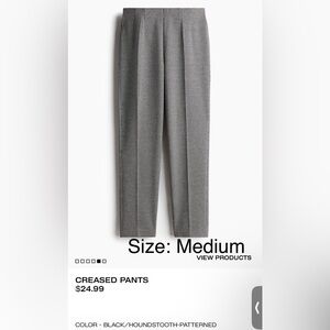 Brand new H&M Gray Cropped Pants